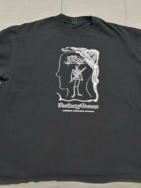 Men’s Brain Dead T-Shirt Black. Size XXL
